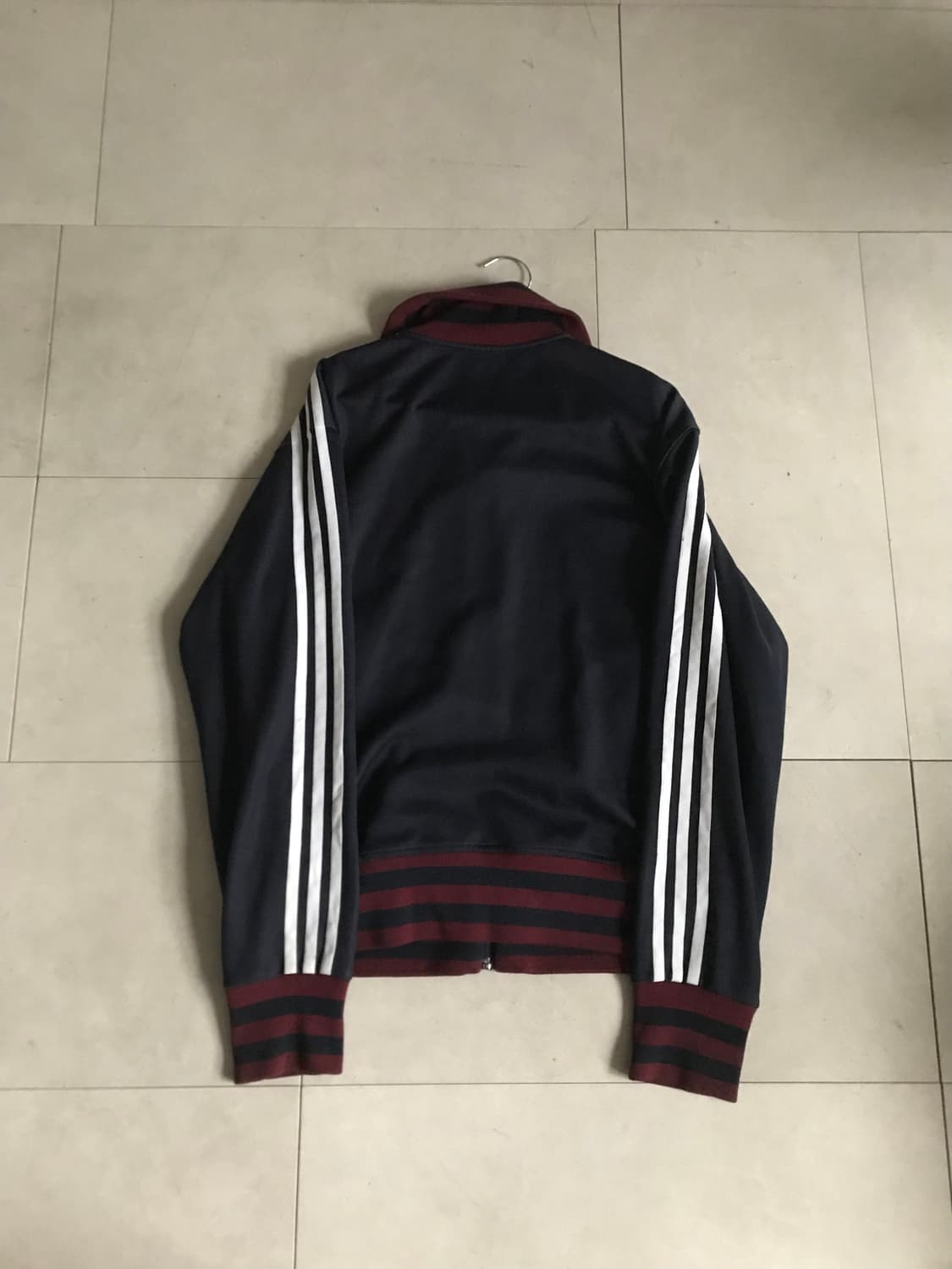 아디다스 네이비 버건디 빅로고 져지 상품이미지10