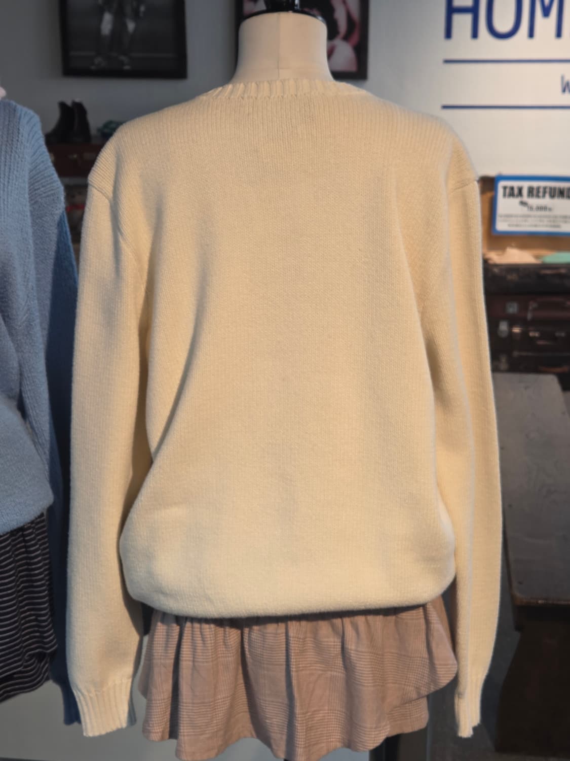 폴로 니트 아이보리 판매합니다 상품이미지3