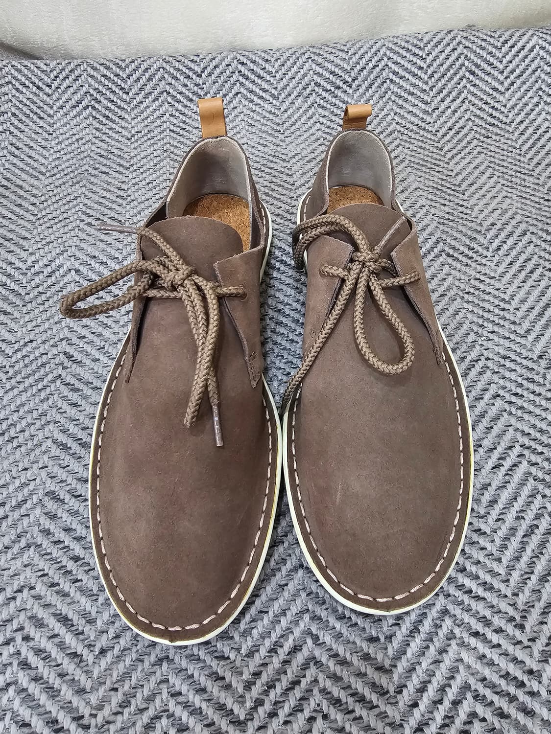 클락스 타모 엣지 버건디 스웨이드 UK8 상품이미지1