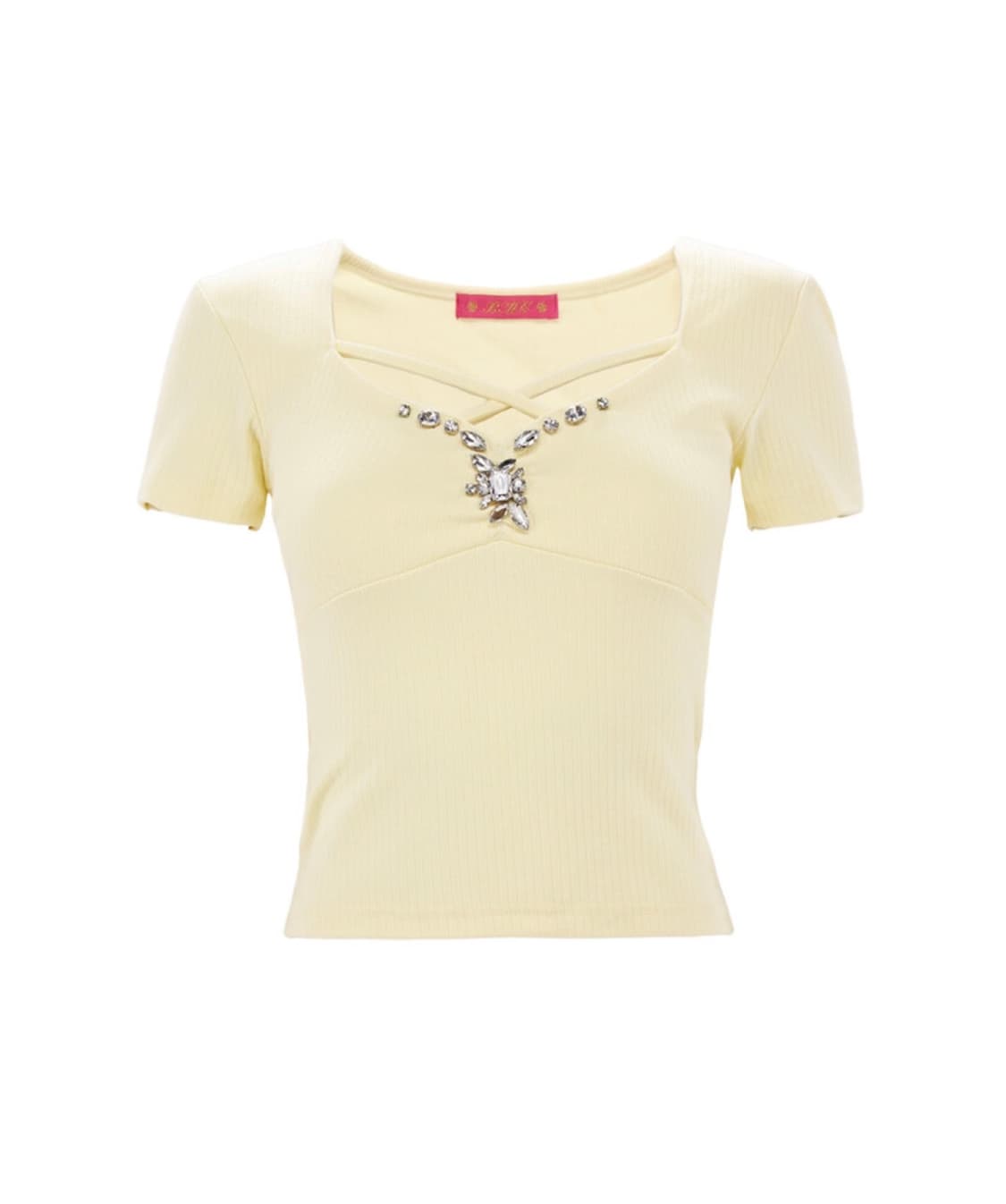베이비메탈클럽 Princessa jewel top (yellow) 상품이미지1