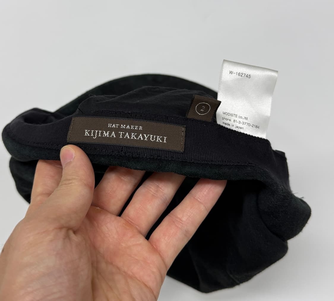 Kijima Takayuki goat suede marine cap 상품이미지8