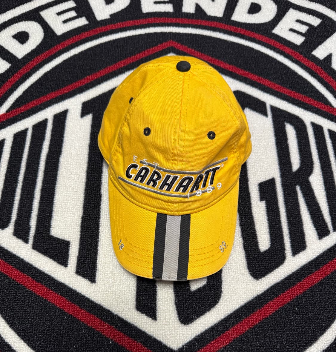 칼하트 벨크로 백 볼캡 옐로우 상품이미지1