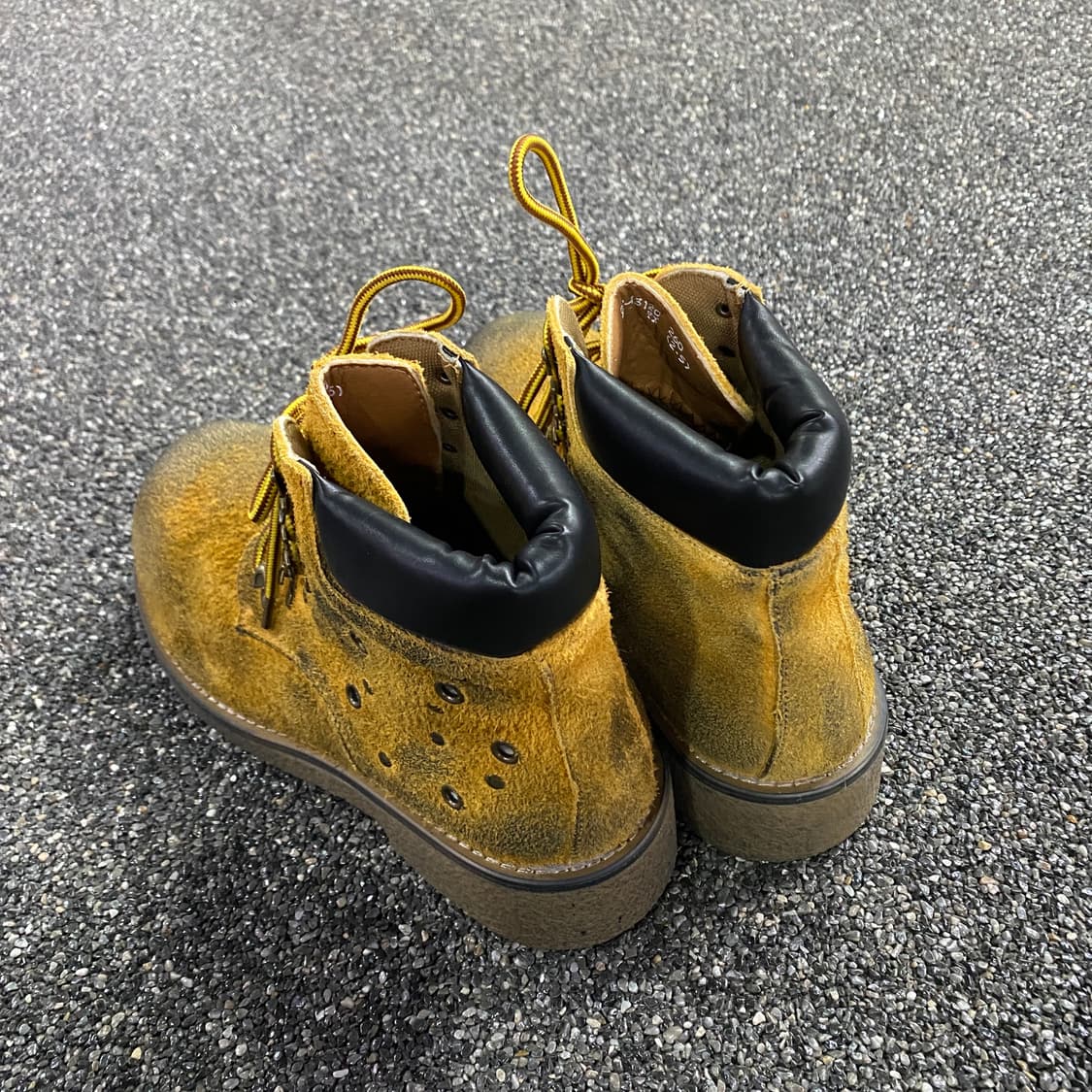 스터드 워시드 빈티지 워커 부츠 B4135 상품이미지4