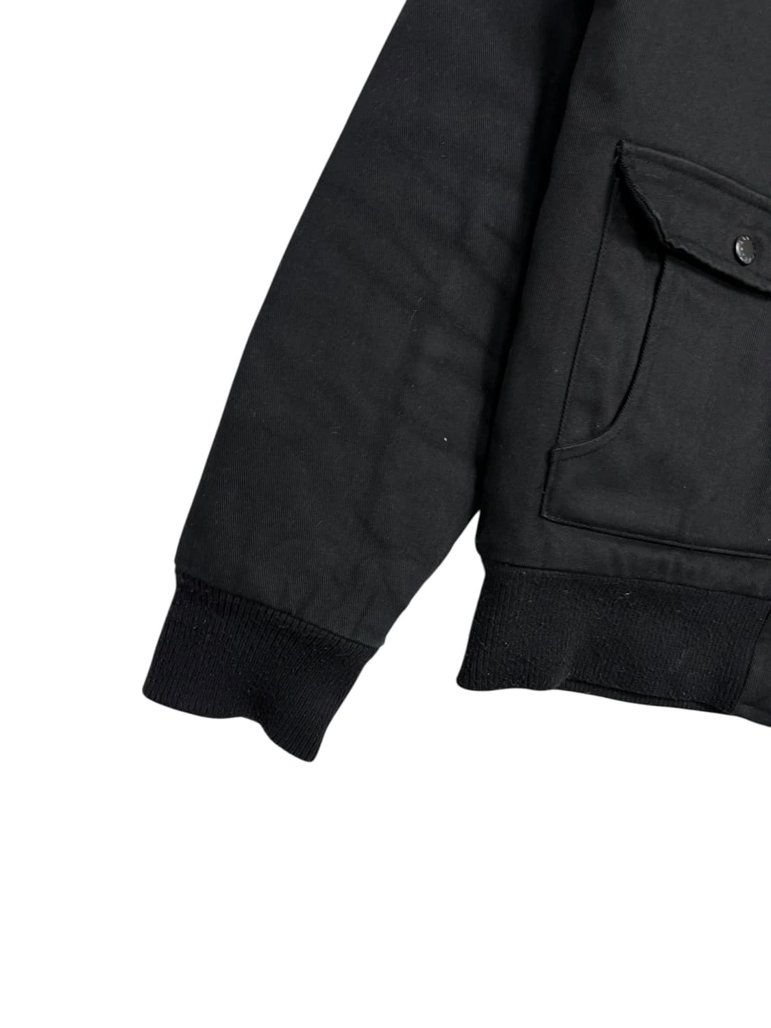 세인트페인 누빔 점퍼 블랙 상품이미지3