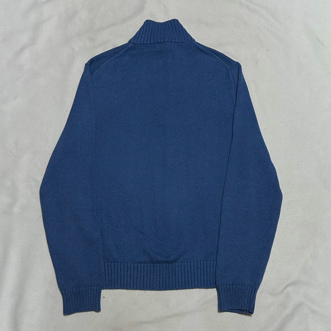 M 폴로랄프로렌 반집업 블루 코튼 니트 상품이미지3