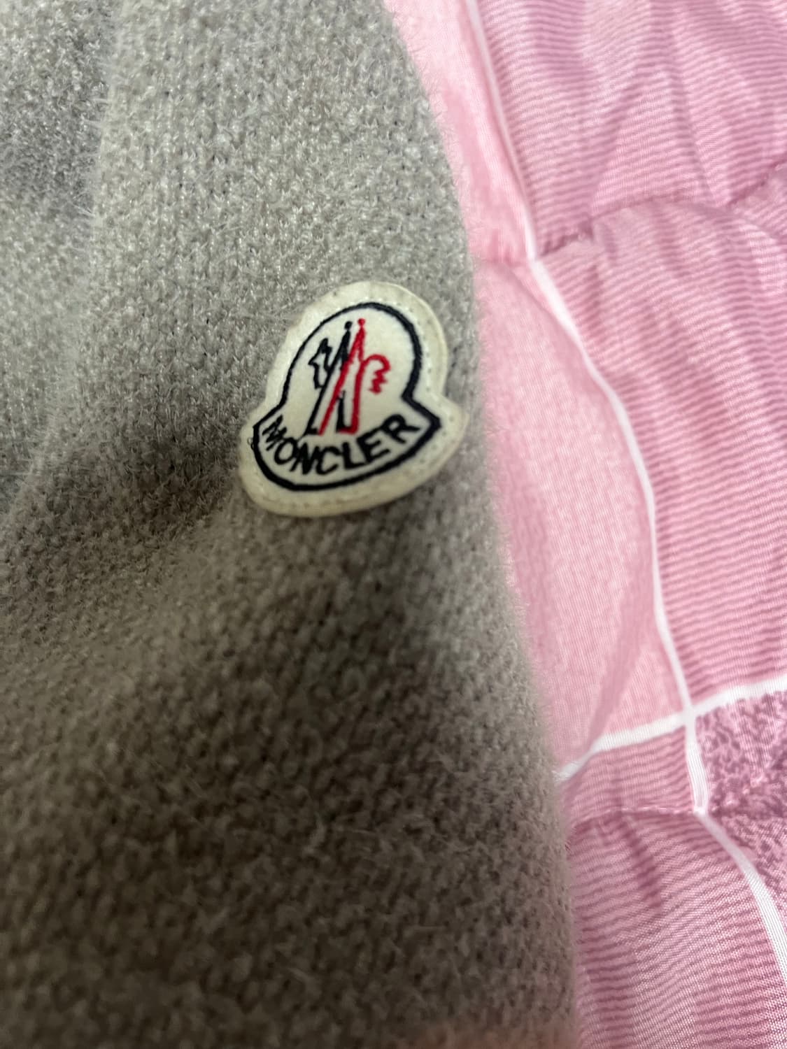 몽클레어 융털 니트집업 2XL 상품이미지3