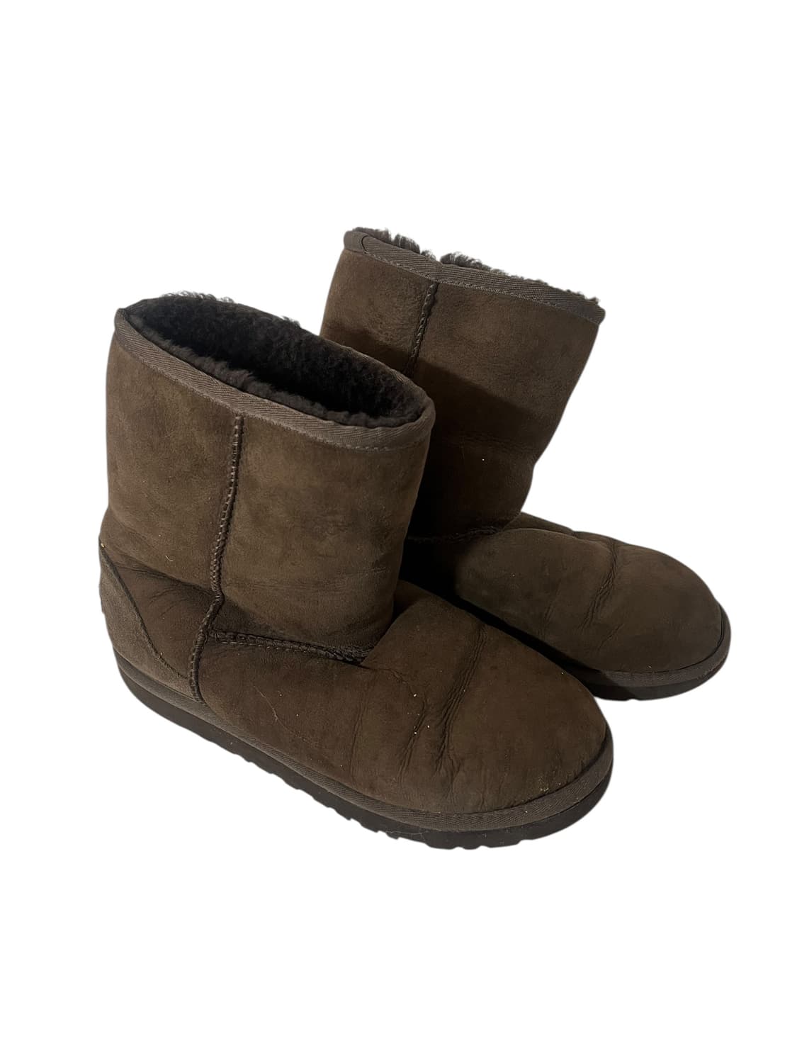 Ugg 초코 스웨이드 퍼 부츠 230 상품이미지1