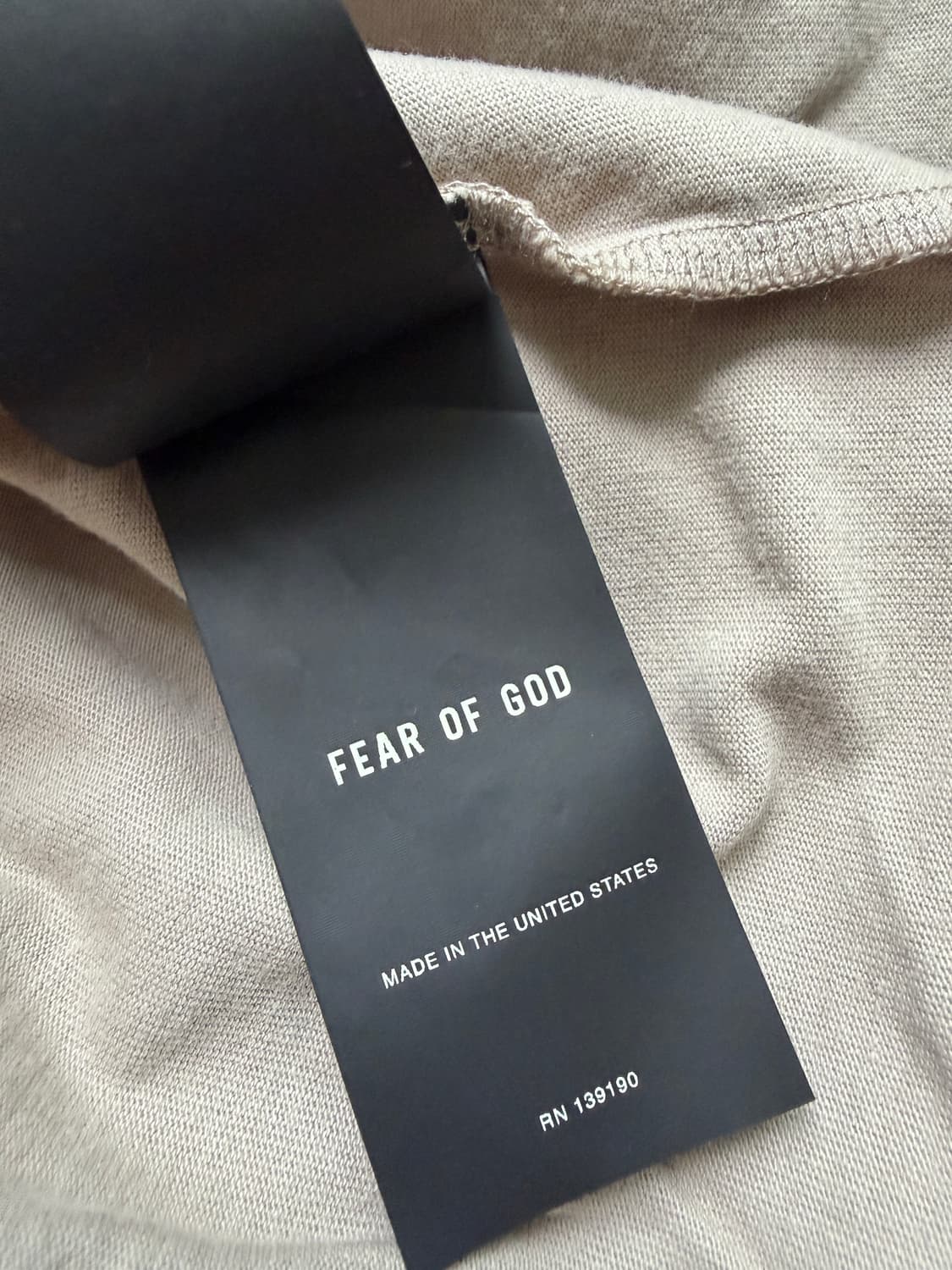피어오브갓 이터널 모크넥 롱슬리브 티셔츠  FEAR OF GOD ETER 상품이미지7