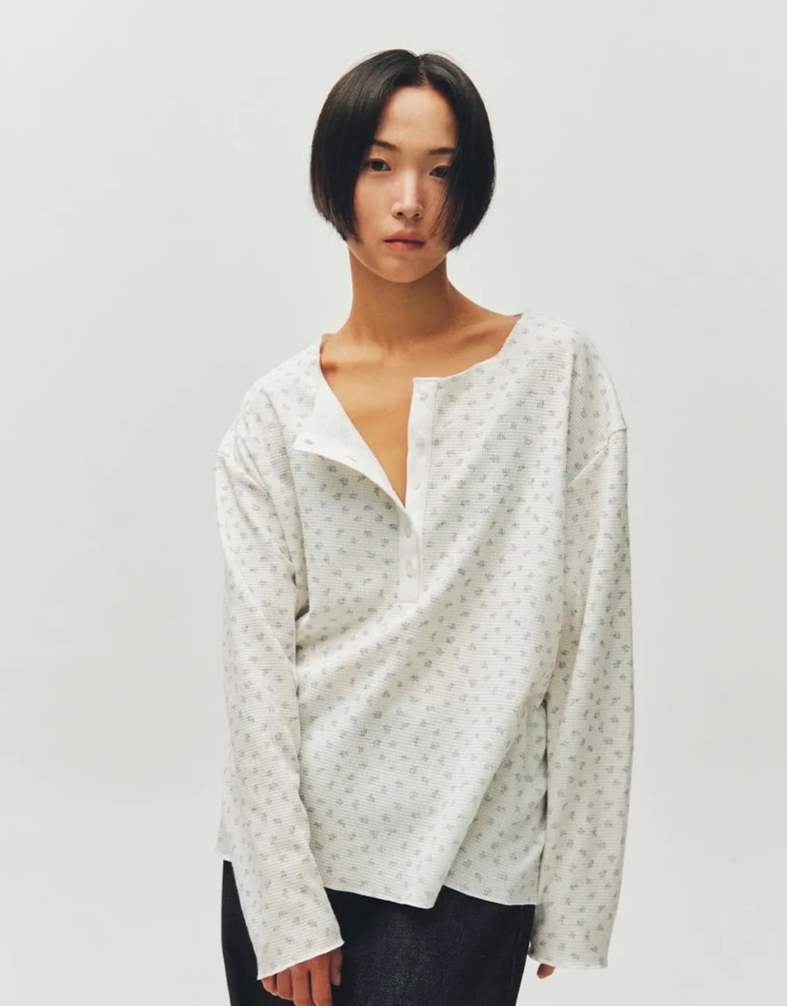 플리즈프로젝트 와플 롱슬리브 상품이미지1