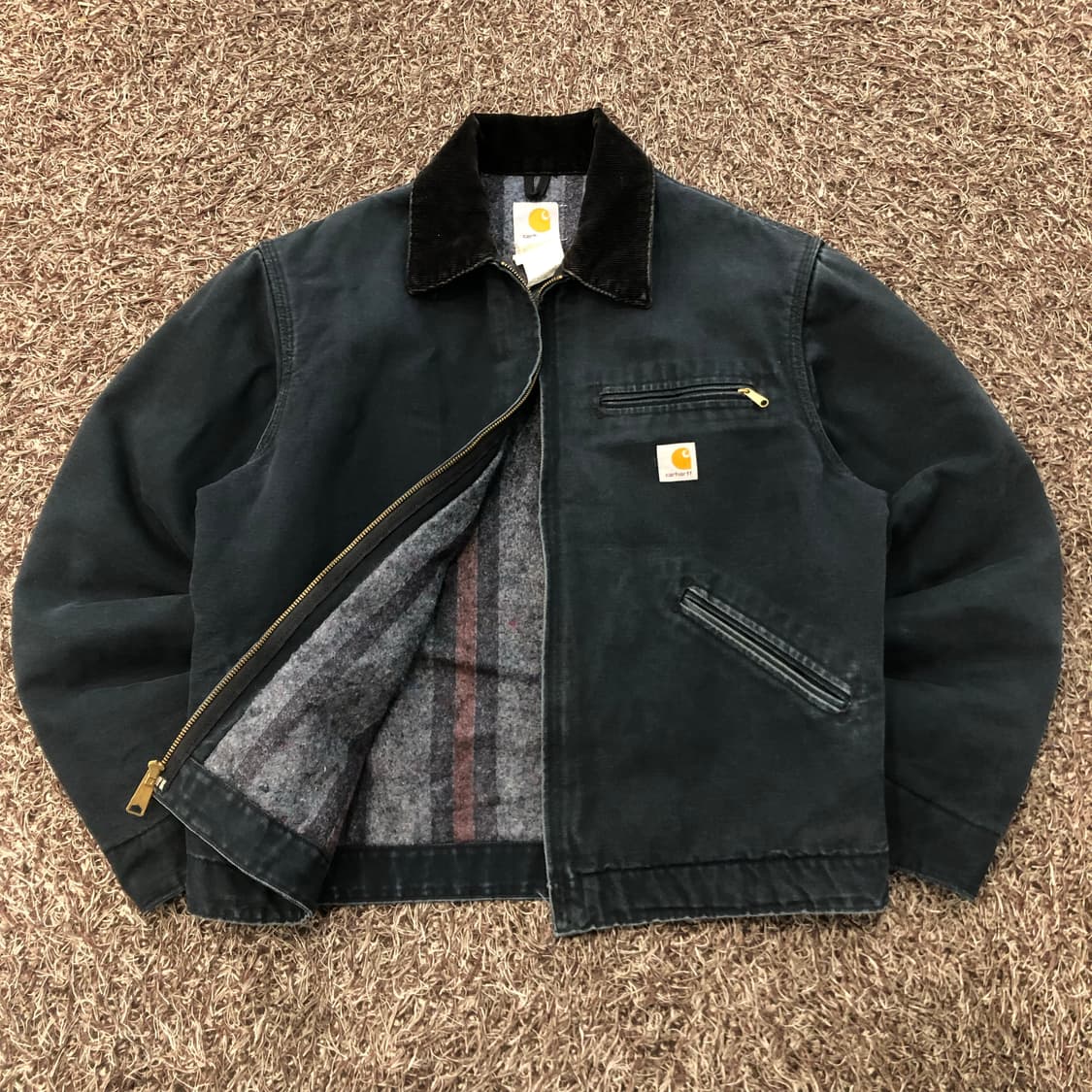 칼하트 j01 blk 디트로이트 워크 자켓 상품이미지1