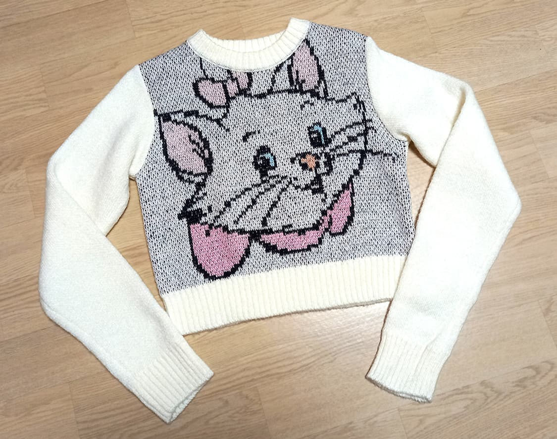 키르시 아리스토캣 크롭 니트 상품이미지2