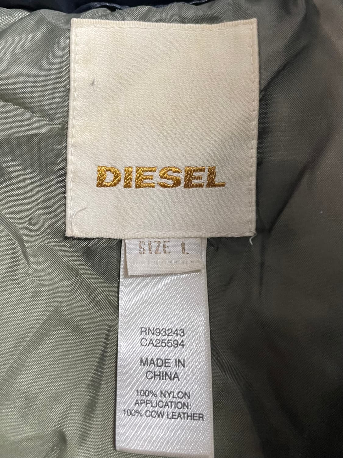 00s 디젤 글로시 숏 다운 패딩  (on.244)    상품이미지7