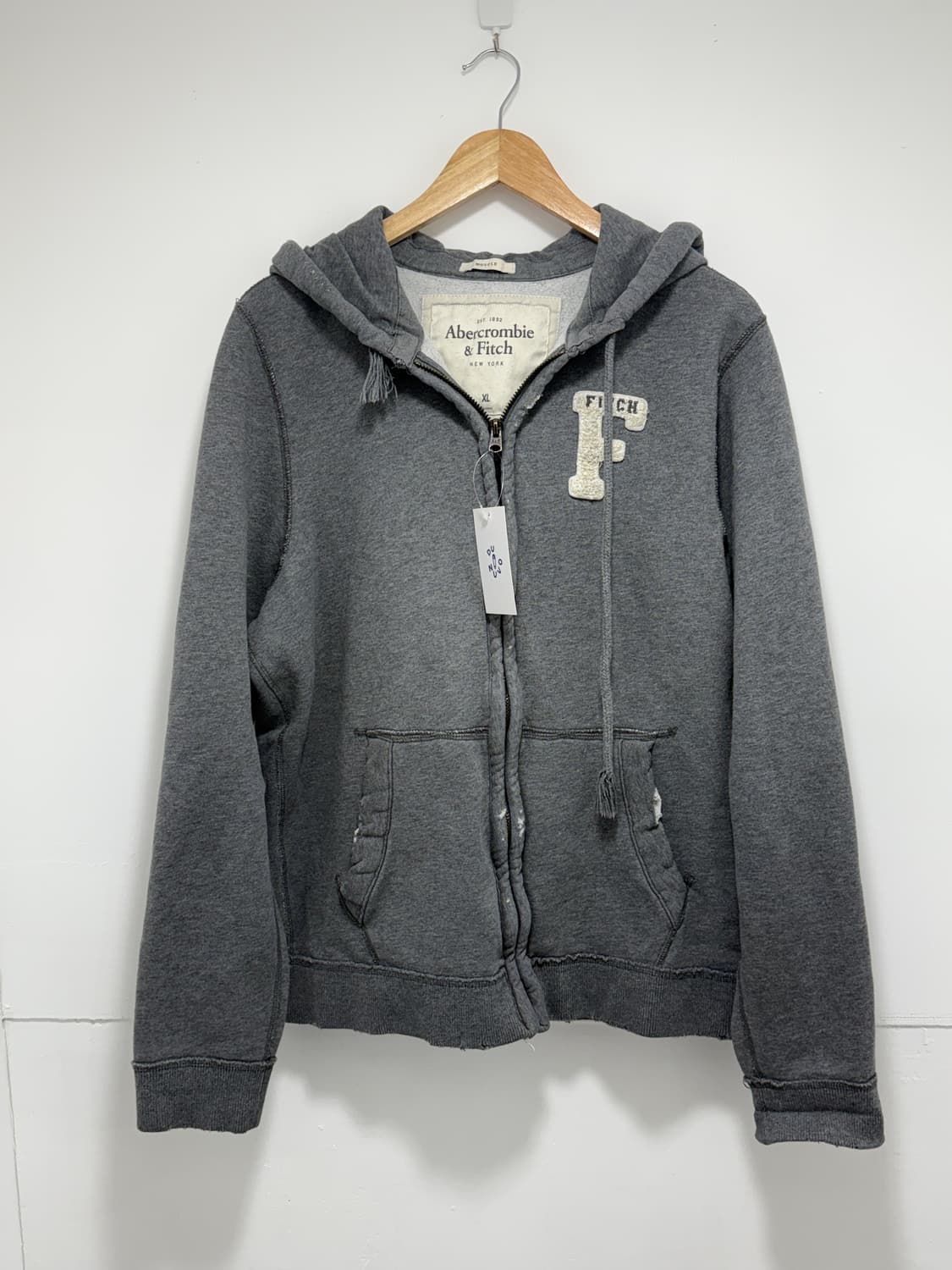 아베크롬비 데미지 후드집업 상품이미지2