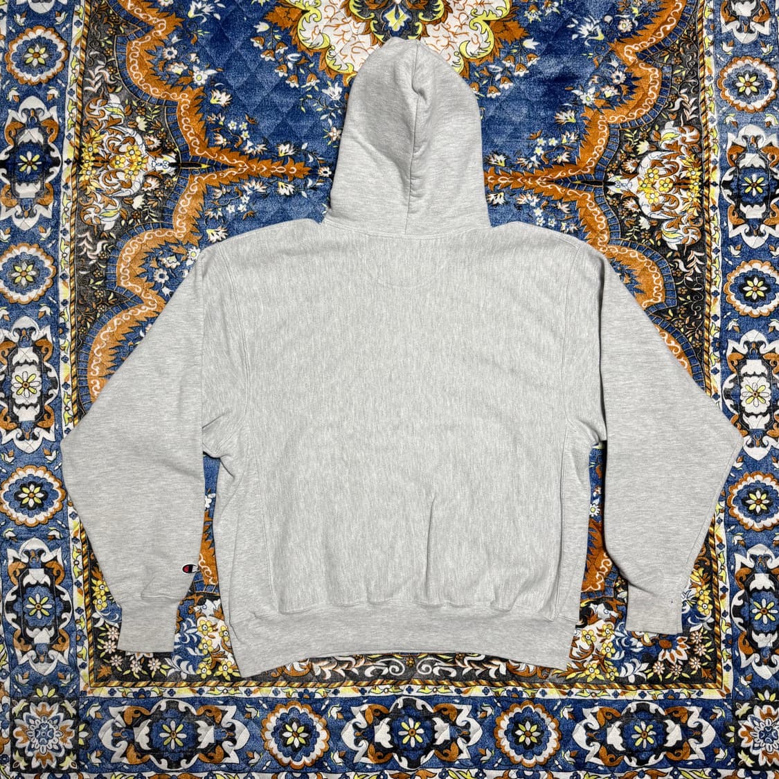 빈티지 00s 챔피온 리버스위브 블랭크 그레이 스웻후드 상품이미지2