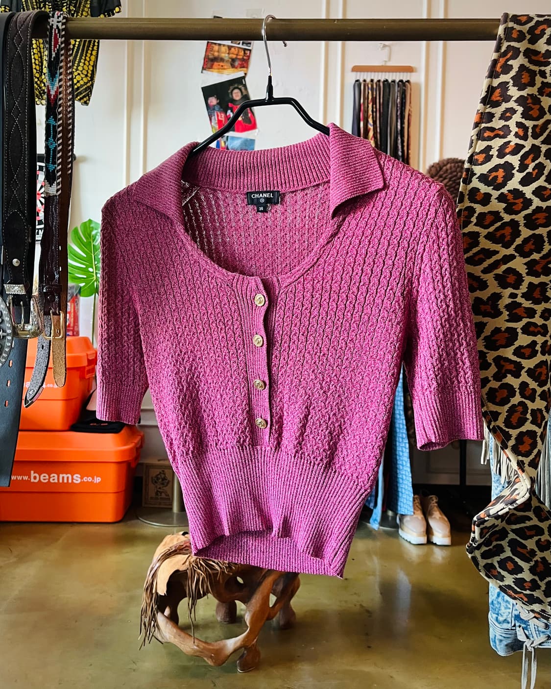 CHANEL 2021ss Silk Ribbed Knit Cardigan 상품이미지2
