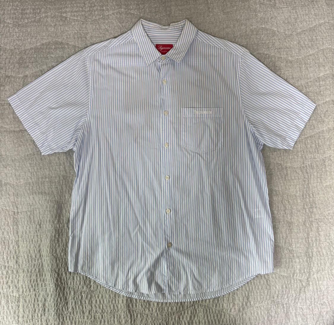 슈프림 이기팝 스트라이프 반팔 셔츠 M 상품이미지1