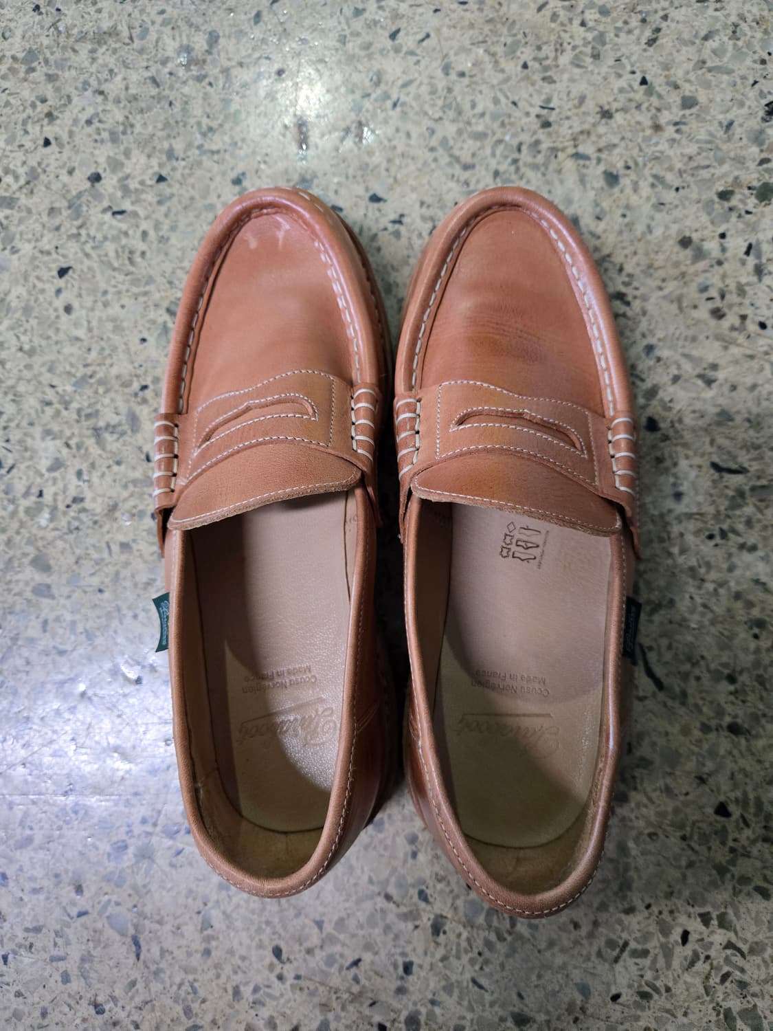 파라부트 로퍼 브라운 가죽 슈즈 상품이미지2