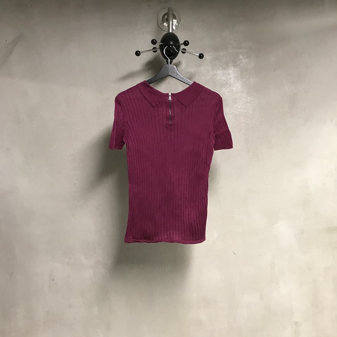 프라다 니트 반팔 카라티 44(W) 상품이미지7