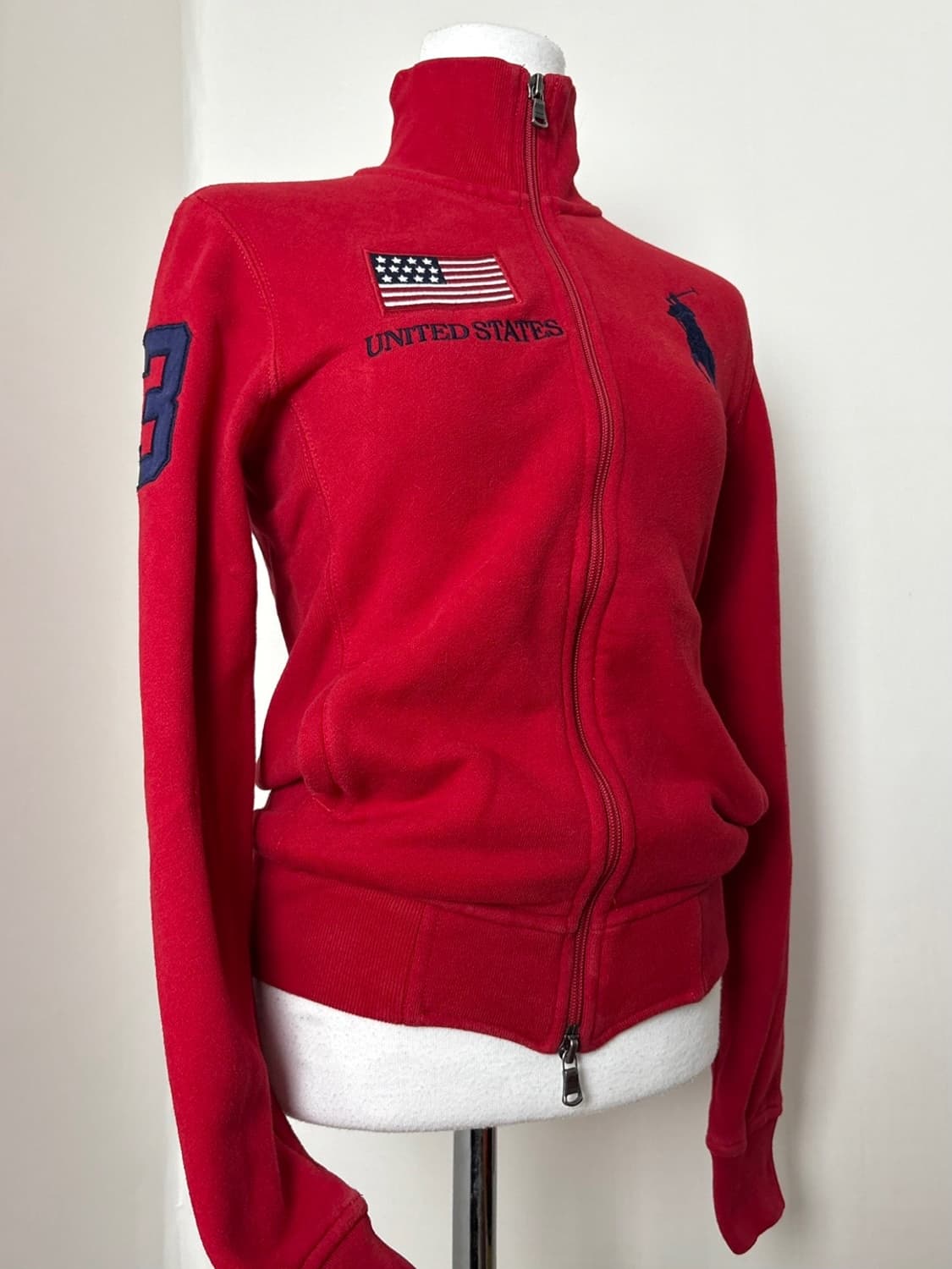 폴로 빅포니 브리튼 레드 코튼집업 상품이미지5