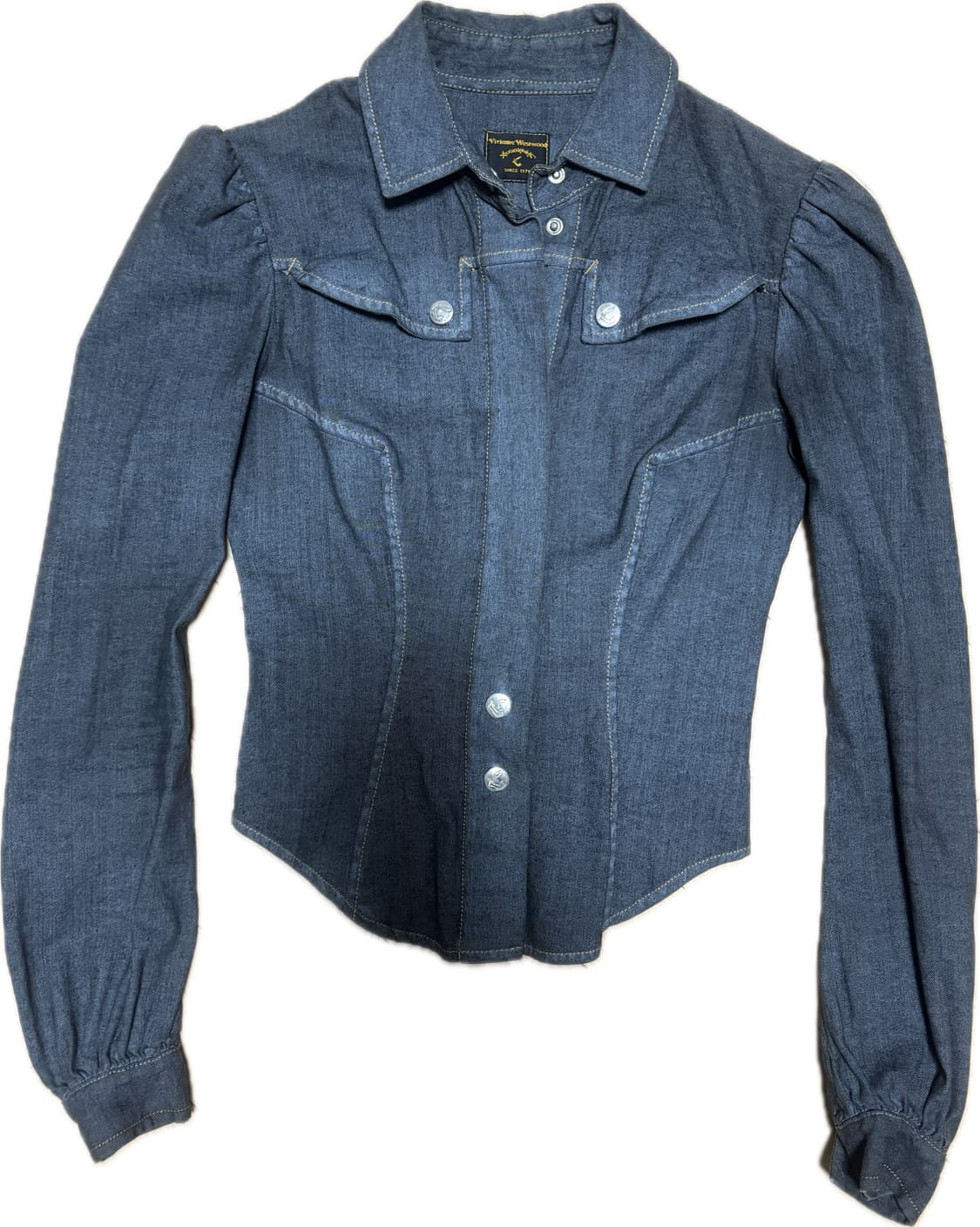 비비안 웨스트우드 앵글로매니아 라인 데님 자켓 상품이미지1