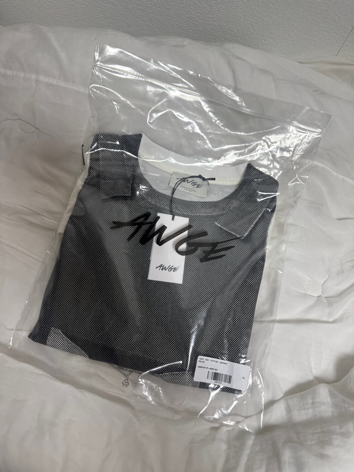 AWGE VEST TEE WHITE 상품이미지4
