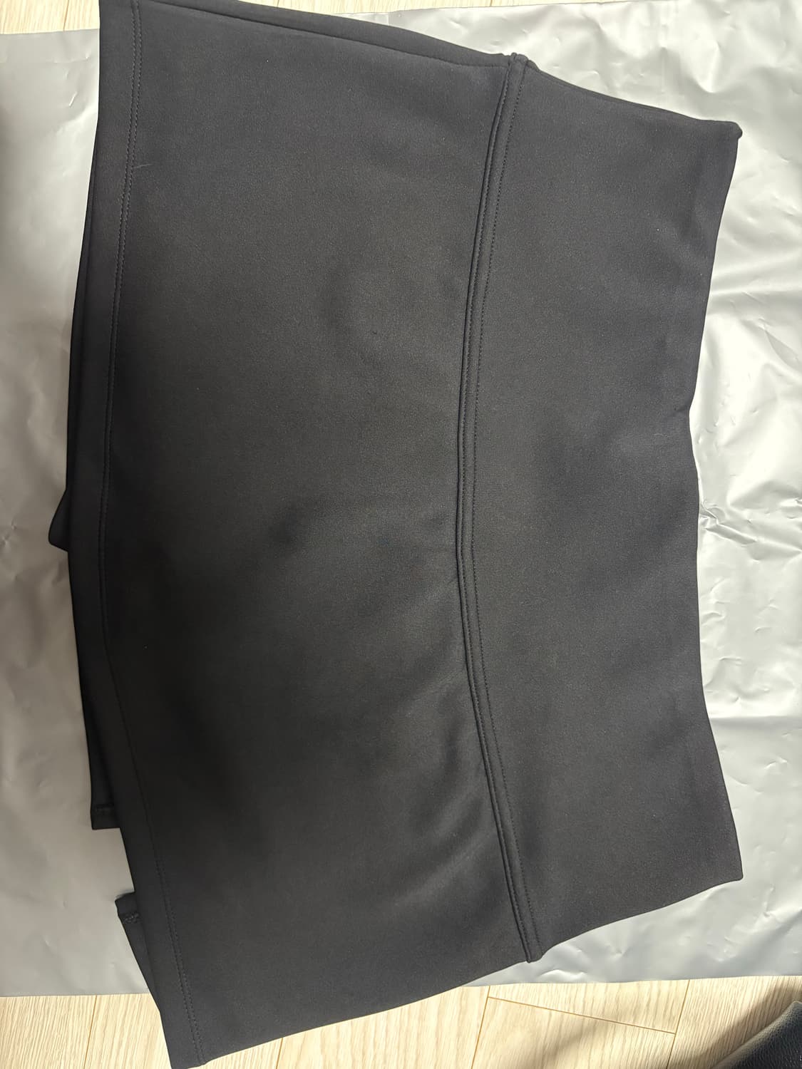 쓰리타임즈 Athletic slit skirt black (M) 상품이미지6