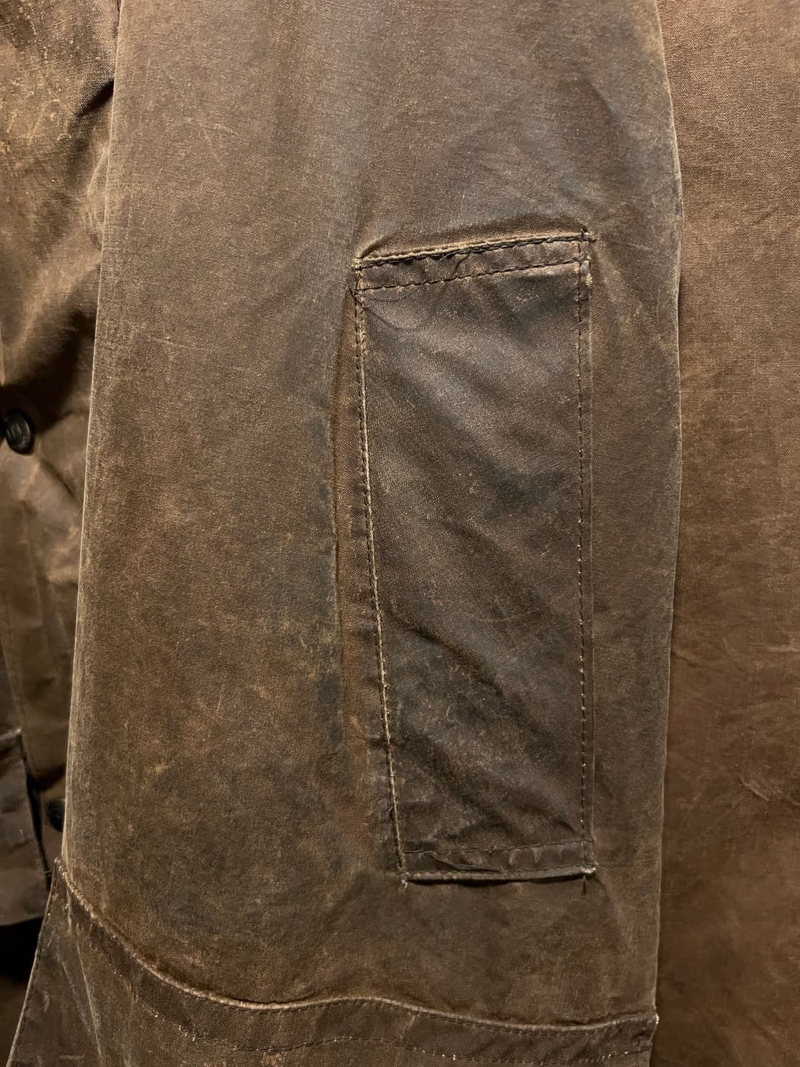 [L]Country Wear 영국제 체크 라이닝 다크 브라운 왁스 자켓 상품이미지3