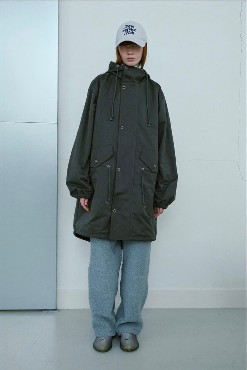 타입서비스 오버사이즈드 롱 점퍼 야상 상품이미지2