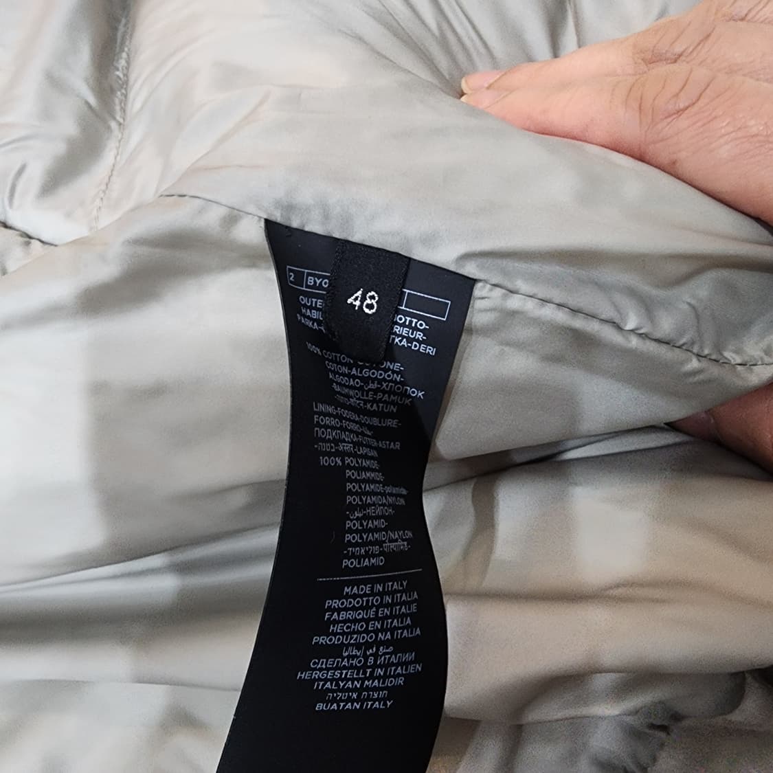 톰포드 벨벳 구스다운 푸퍼 롱패딩 48사이즈 상품이미지7