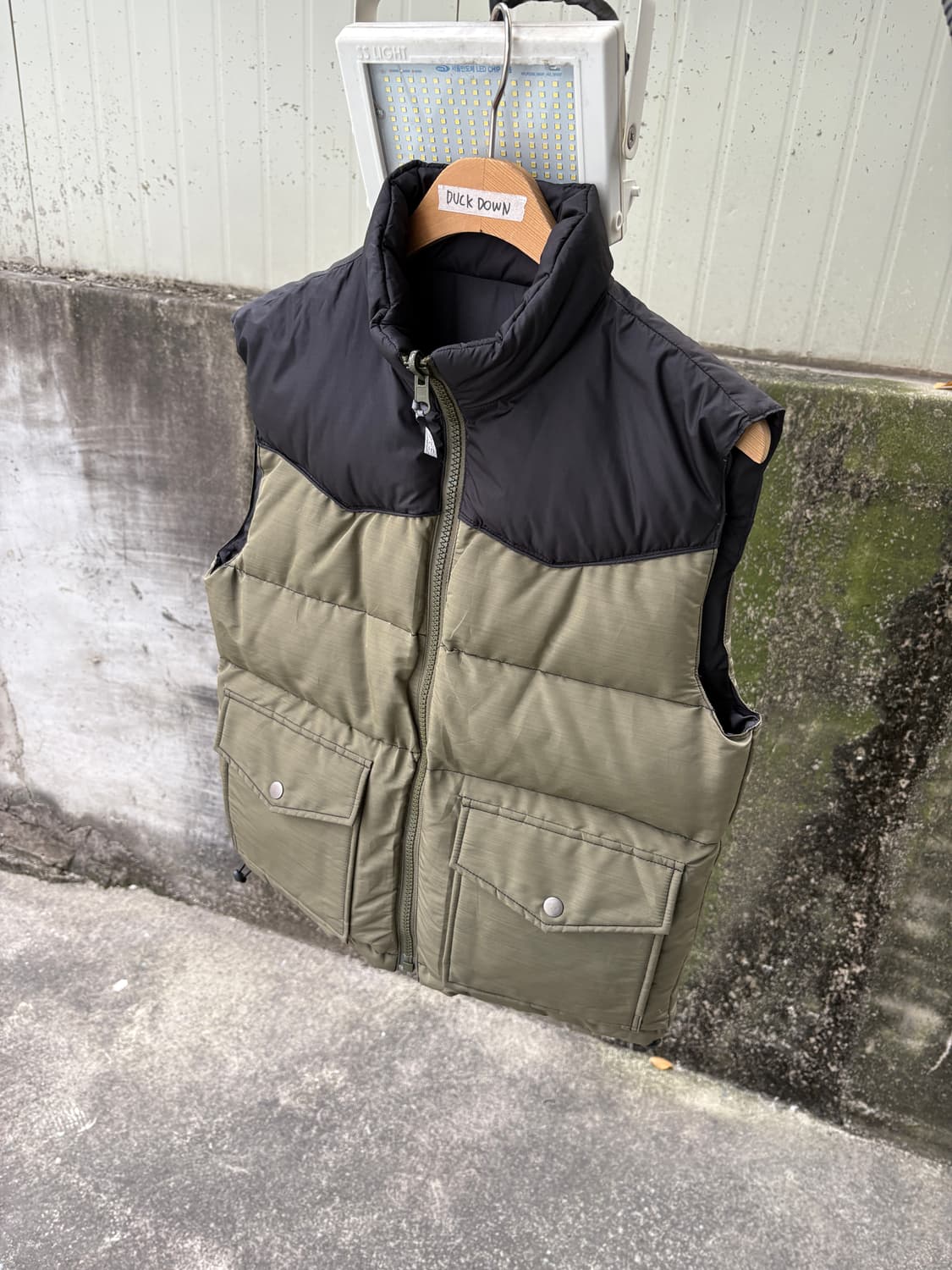 spiewak 스피왁 양면 덕다운 패딩 베스트 상품이미지5