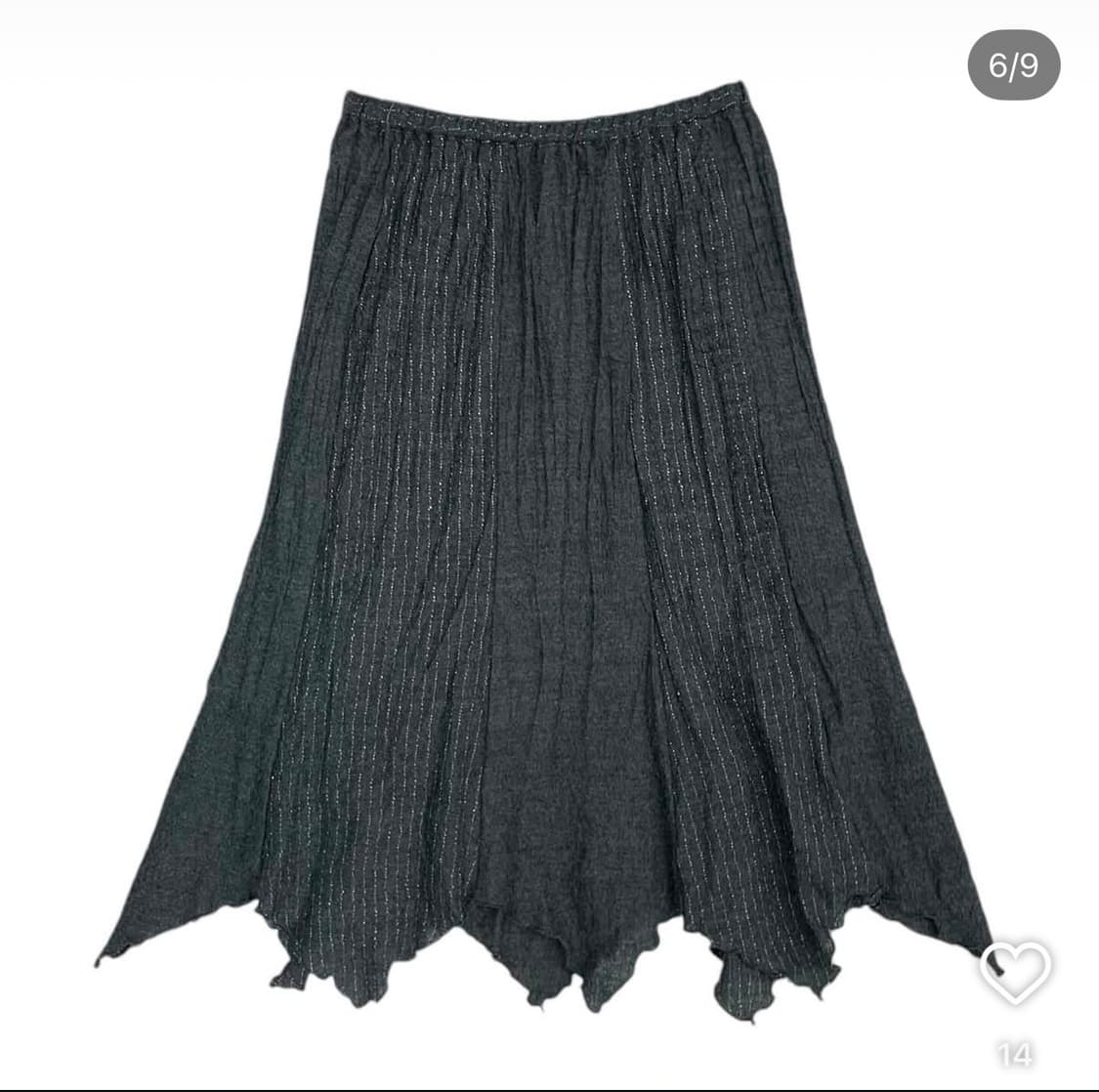 합정빈티지 모리 페어리 언발란스 스커트 상품이미지2