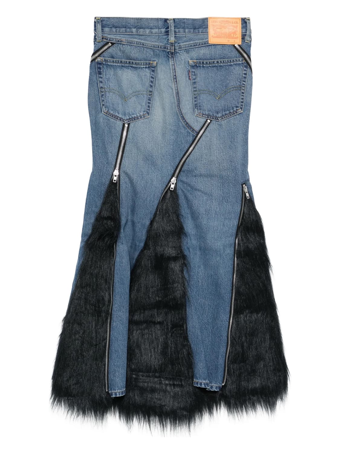 Junya Watanabe Levi's Faux Fur Skirt S 상품이미지2