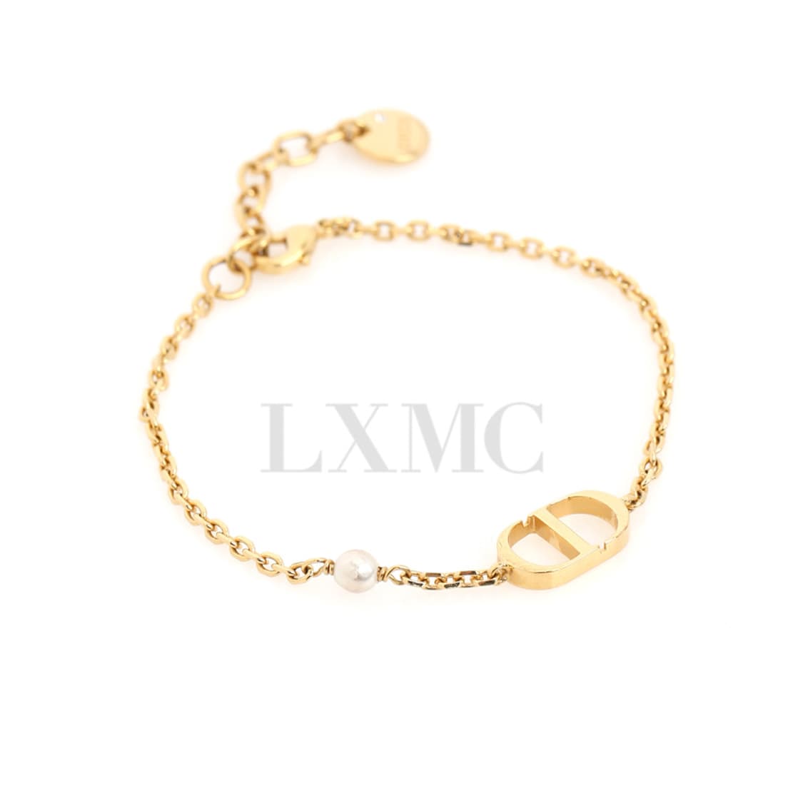 디올 쁘띠 팔찌 Petit CD 골드 체인 진주 브레이슬릿 B1310PT 상품이미지3