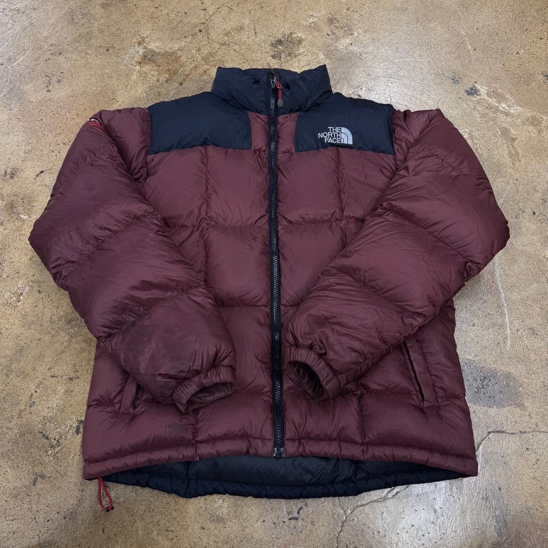 [정품/95] 노스페이스 눕시 패딩 버건디 b19 상품이미지2