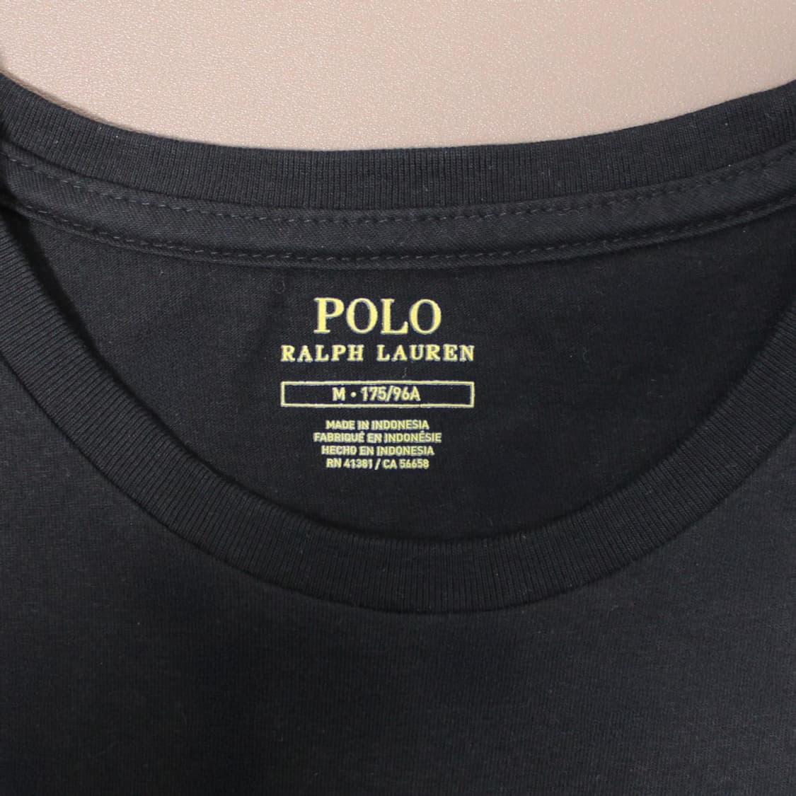 Polo 폴로 랄프로렌 블랙 라운드 반팔 상품이미지3