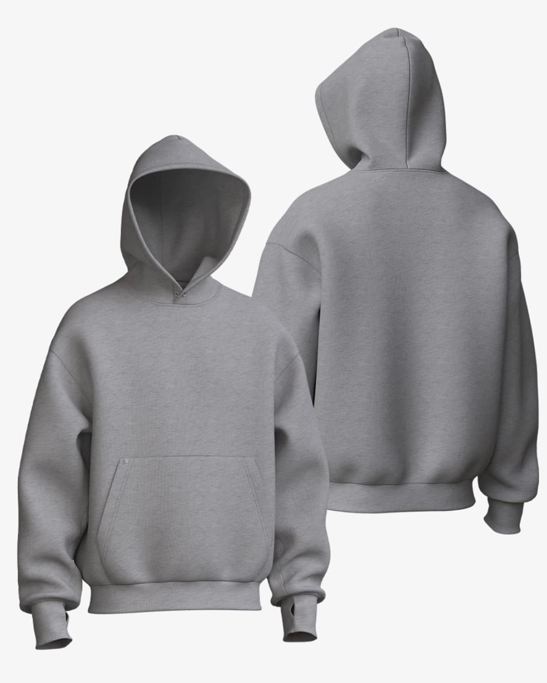 인템포무드 해비 코튼 썸홀 후디 L 상품이미지1