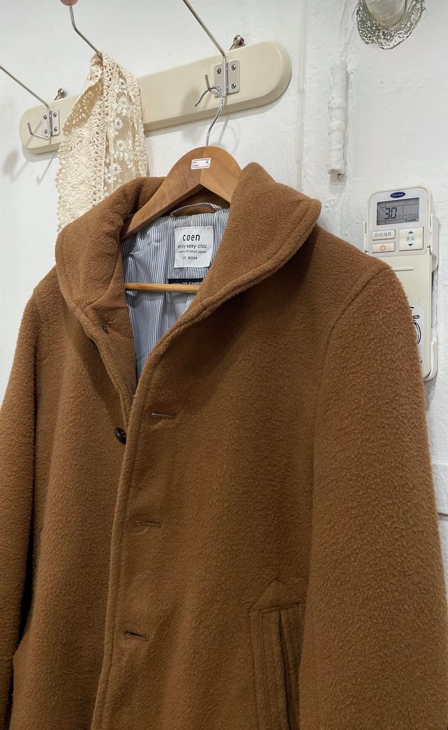 코엔 둥카라 코트 브라운 상품이미지3