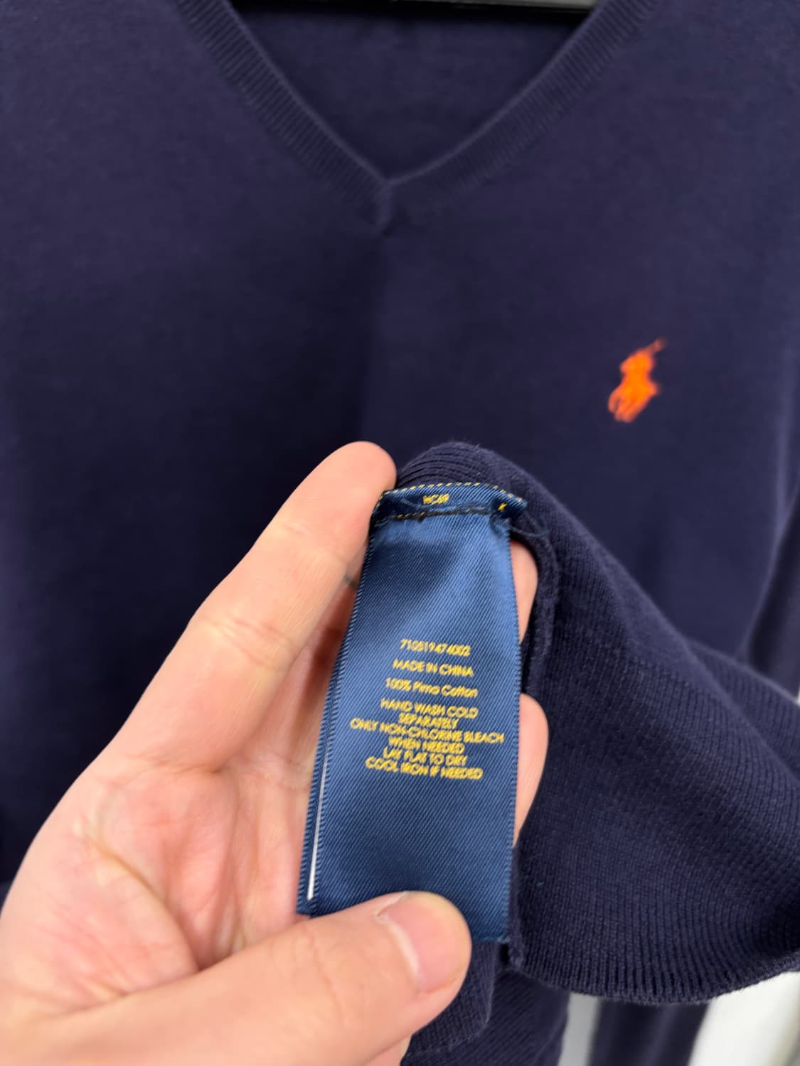 폴로랄프로렌 울 v넥 니트 상품이미지5