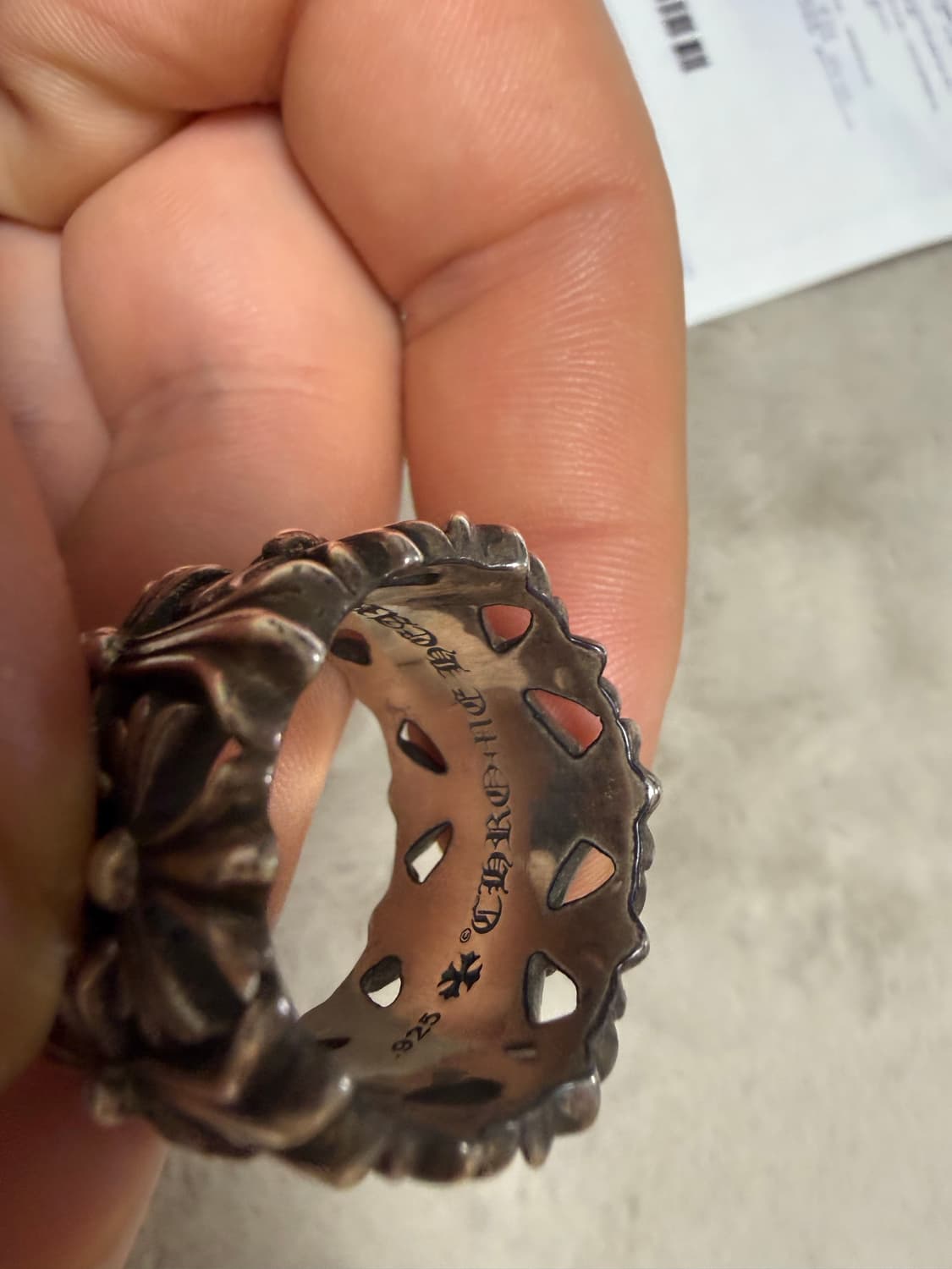 크롬하츠 세메터리링us11 상품이미지4