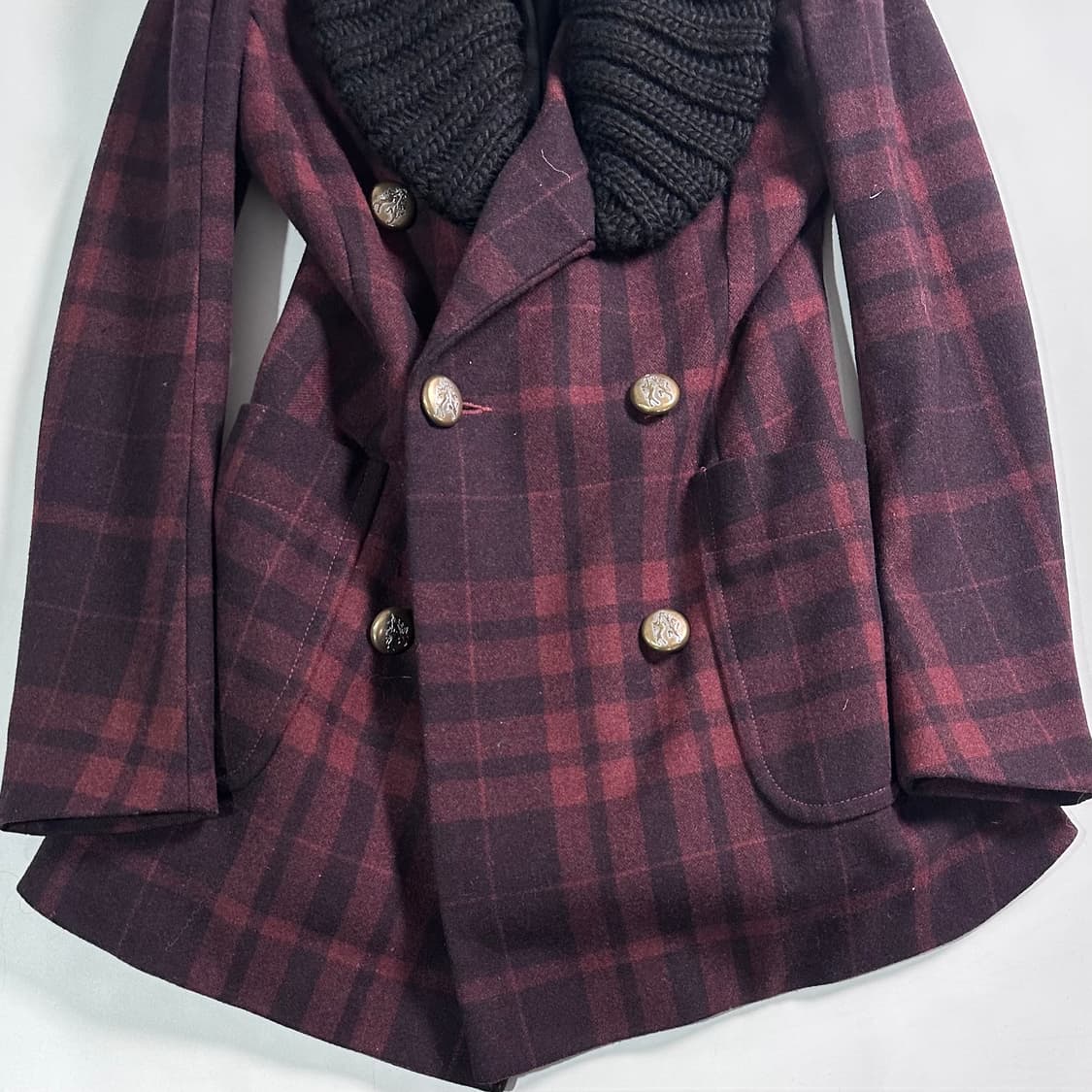 비비안웨스트우드 체크코트  상품이미지3