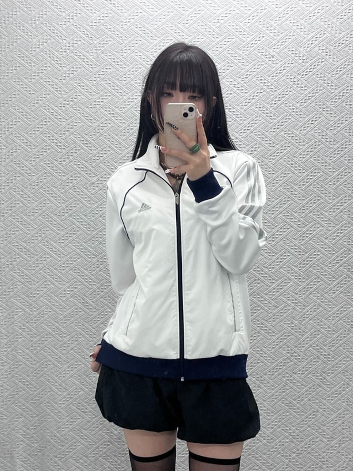 아디다스 키치 글리터 트윙클 삼선 져지 집업 95 C10396 상품이미지1