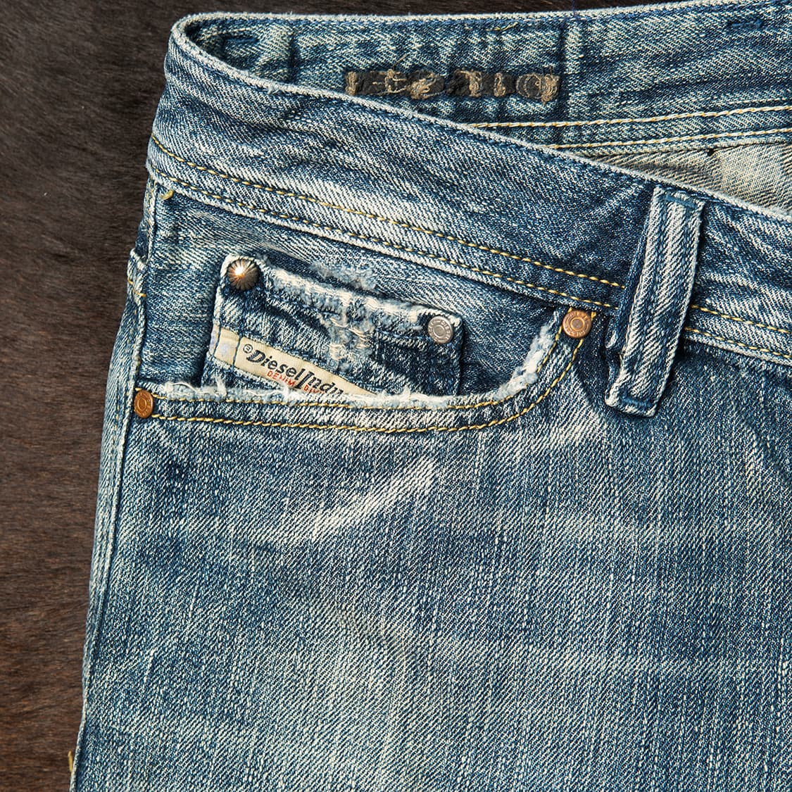 [29] 00s 디젤 이태리 메이드 VIKER 패치워크 데님팬츠  상품이미지3