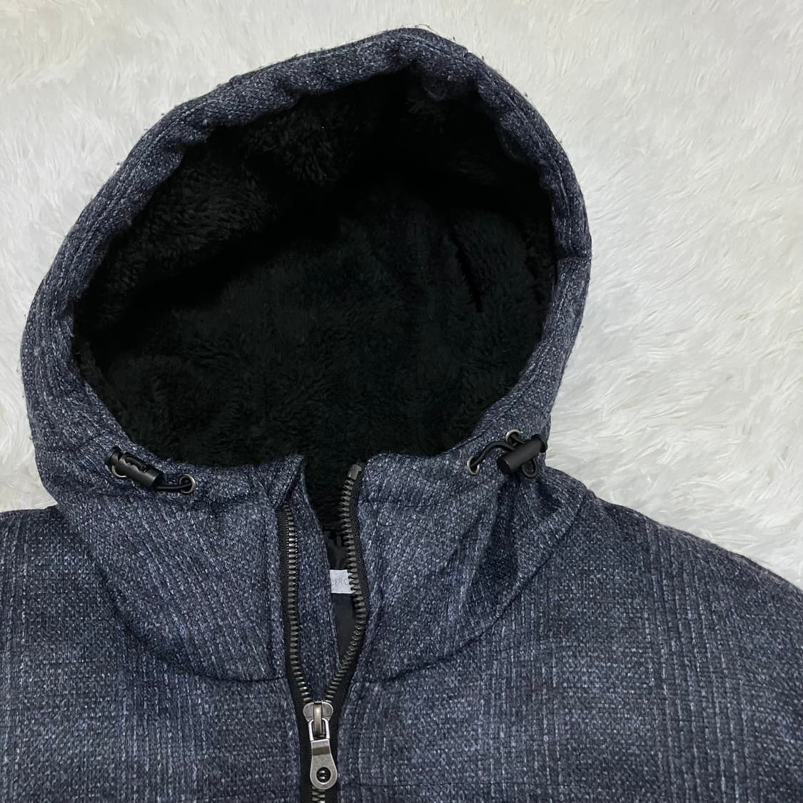 빈티지 네이비 체크 포켓 패딩 854 y2k 스트릿 모리 갸루 일본빈티지 상품이미지5