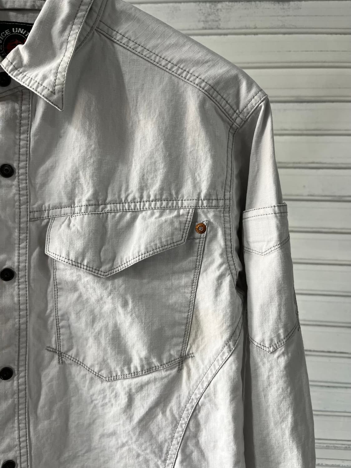 Vice United work shirt (KUROKAME) 상품이미지5
