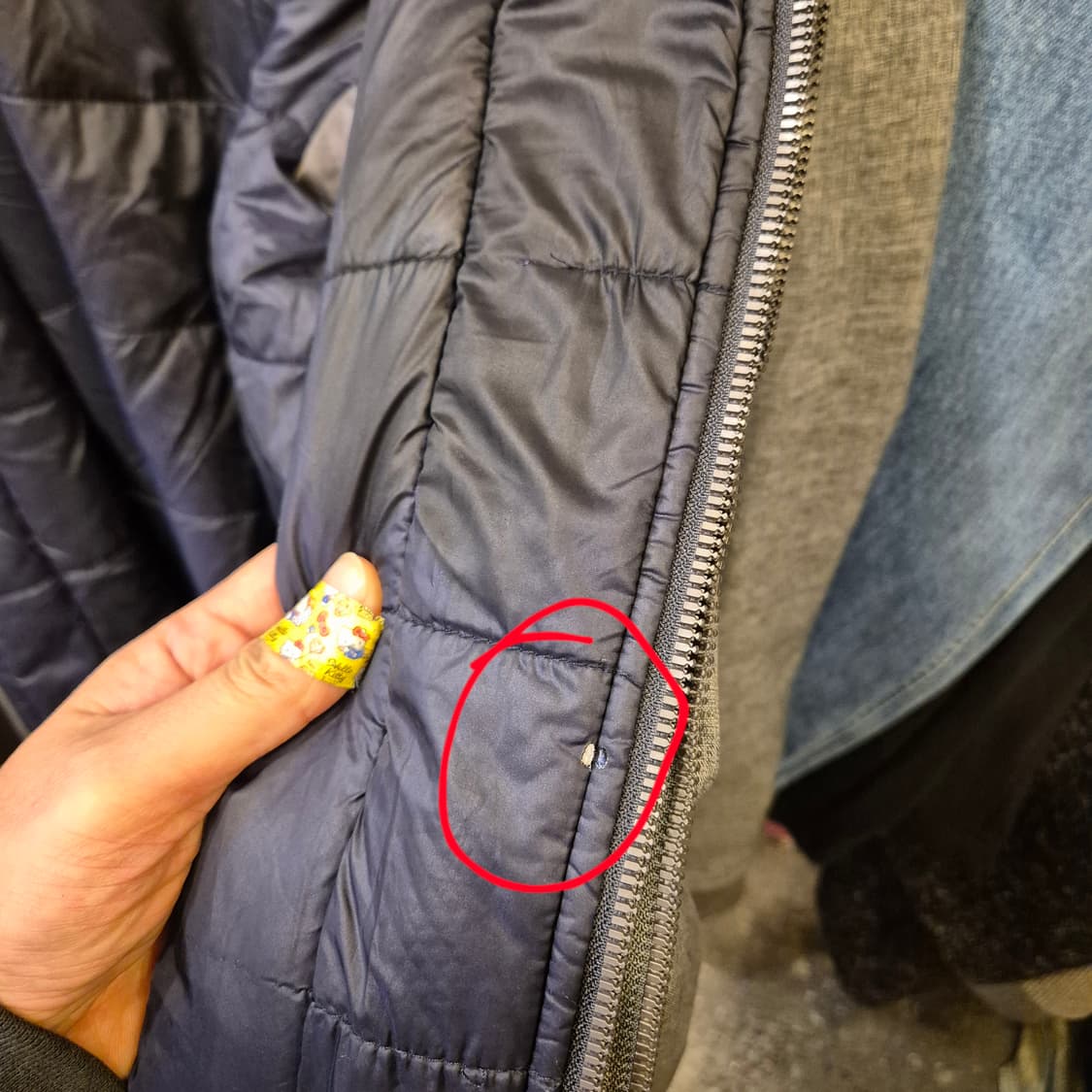 L~XL(착샷잇음) 타미힐피거 그레이 후드점퍼  상품이미지8