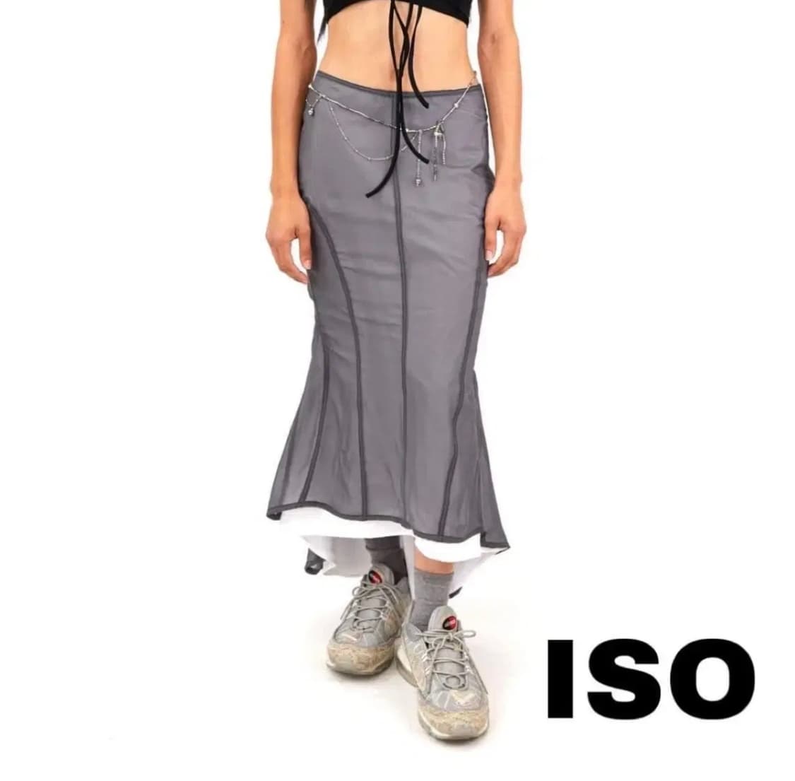 HYEIN SEO 혜인서 피시테일 미디 스커트 머메이드 스커트 상품이미지1