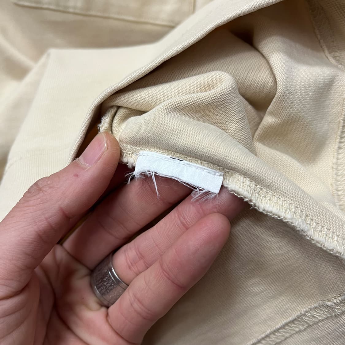 COS 코스 오버사이즈 포켓 크루넥 반팔티 L 상품이미지4