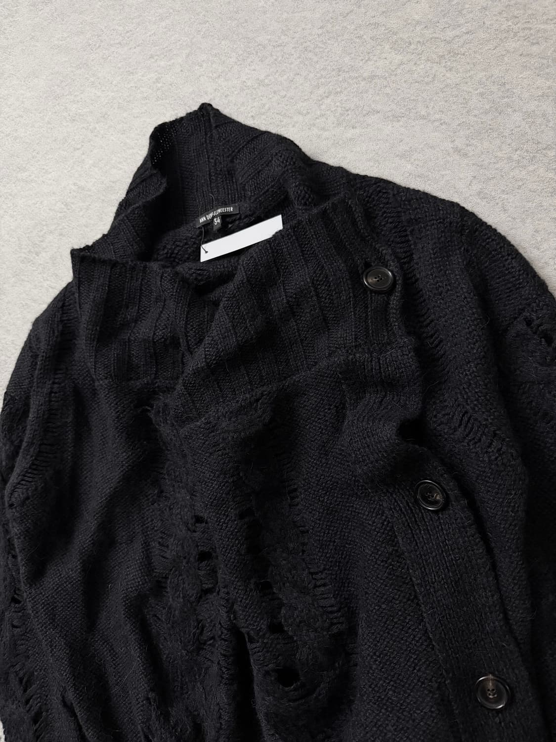 10FW 앤드뮐미스터 디스트로이드 비대칭 가디건 상품이미지8