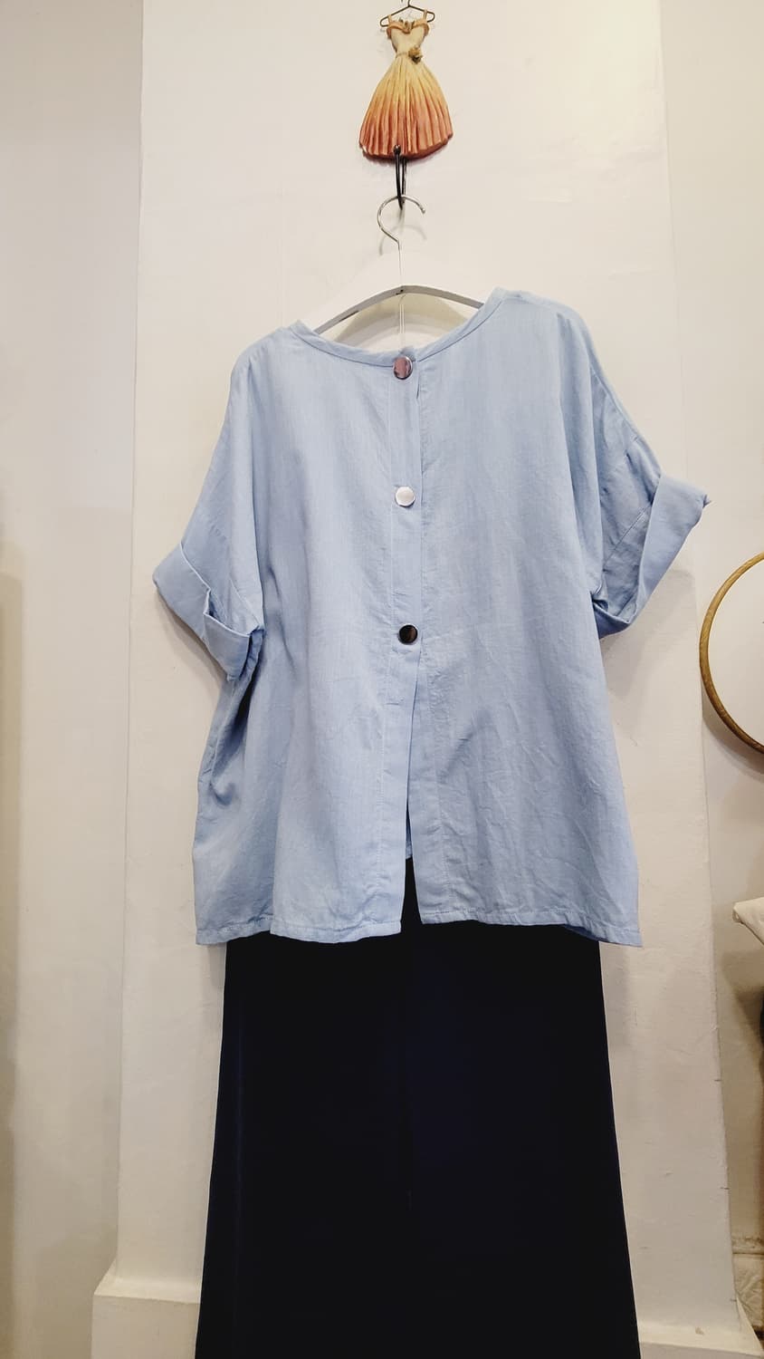 마쥬 루즈핏 셔츠블라우스. 산드로  레이온 슬랙스 상품이미지2