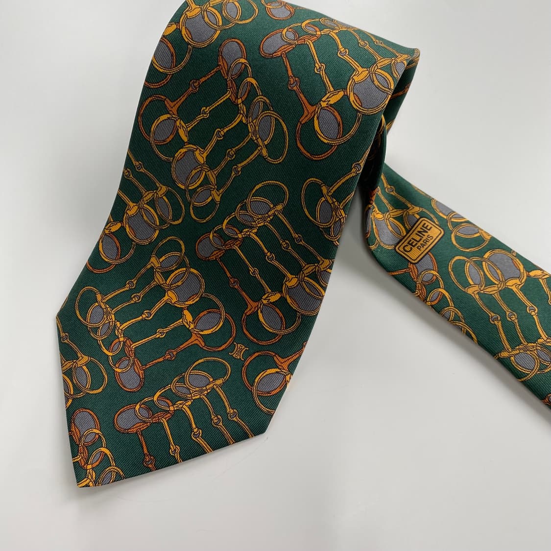 셀린느(celine) 심플로고 정품 명품넥타이 상품이미지2